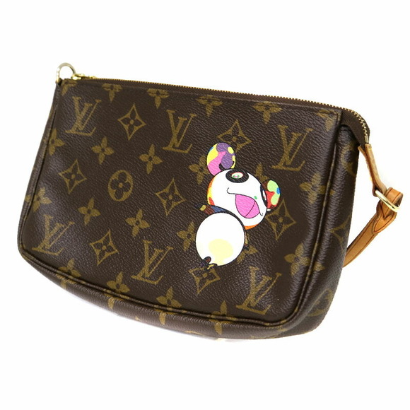 Louis Vuitton Handbags - LOUIS VUITTON Pochette Accessoires Accessory Clutch Monogram Panda Brown LV